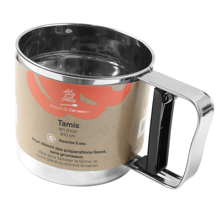 Tamis à hélice en inox 6 x 9  cm - Alice Délice