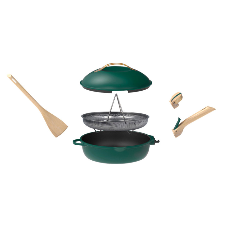 Poêle 8 en 1 La fabuleuse 28  cm Canopée sans PFAS - Cookut