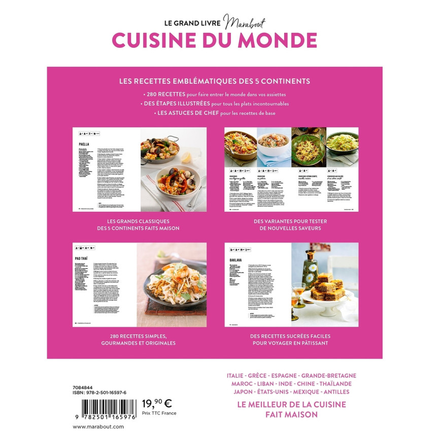 Le Grand Livre Marabout de la cuisine du monde - marabout