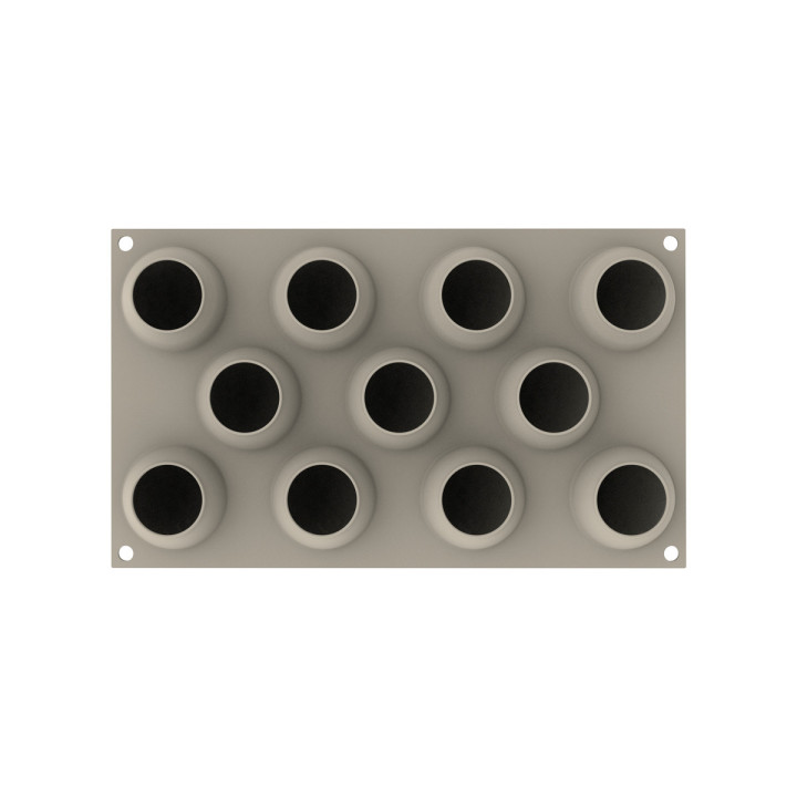 Moule en silicone 3D Egg Hunt 11 oeufs de Pâques décorés - S