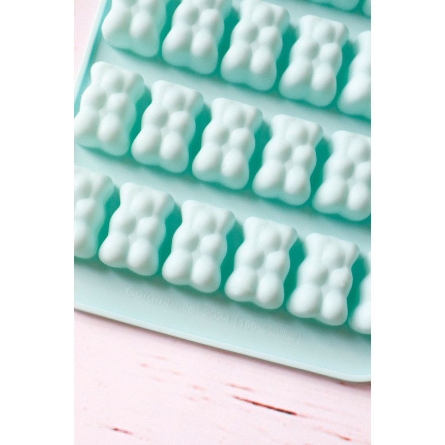 Moule en silicone 36 mini bonbons oursons 2.7 x 1.7  cm - Sc Moule en silicone 36 mini bonbons oursons 2.7 x 1.7  cm - Sc