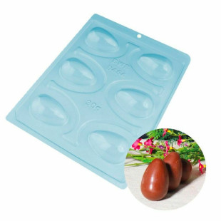 Moule à chocolat de Pâques 3D facile à utiliser : 3 oeufs 5.