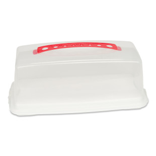 Boîte à gâteaux rectangulaire en plastique - Patisse
