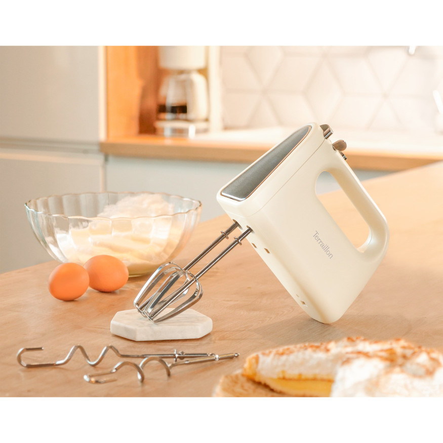 Batteur électrique Sunrise crème fouets et crochets