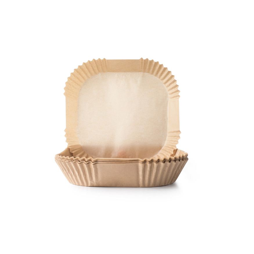 50 filtres jetables carrés pour airfryer 20 cm - Ibili