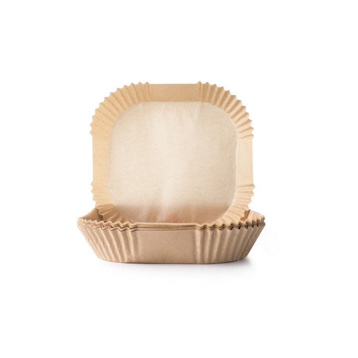 50 filtres jetables carrés pour airfryer 20 cm - Ibili