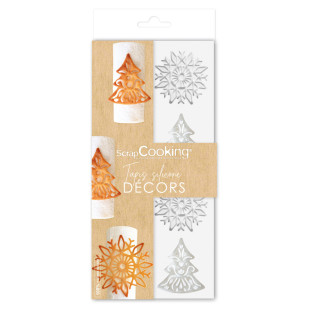 apis 3D Noël Sapin & Flocon ScrapCooking | Alice Délice