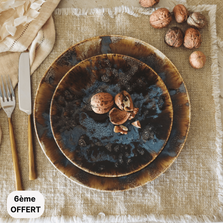 Assiette plate 27  cm Volcano - Novastyl