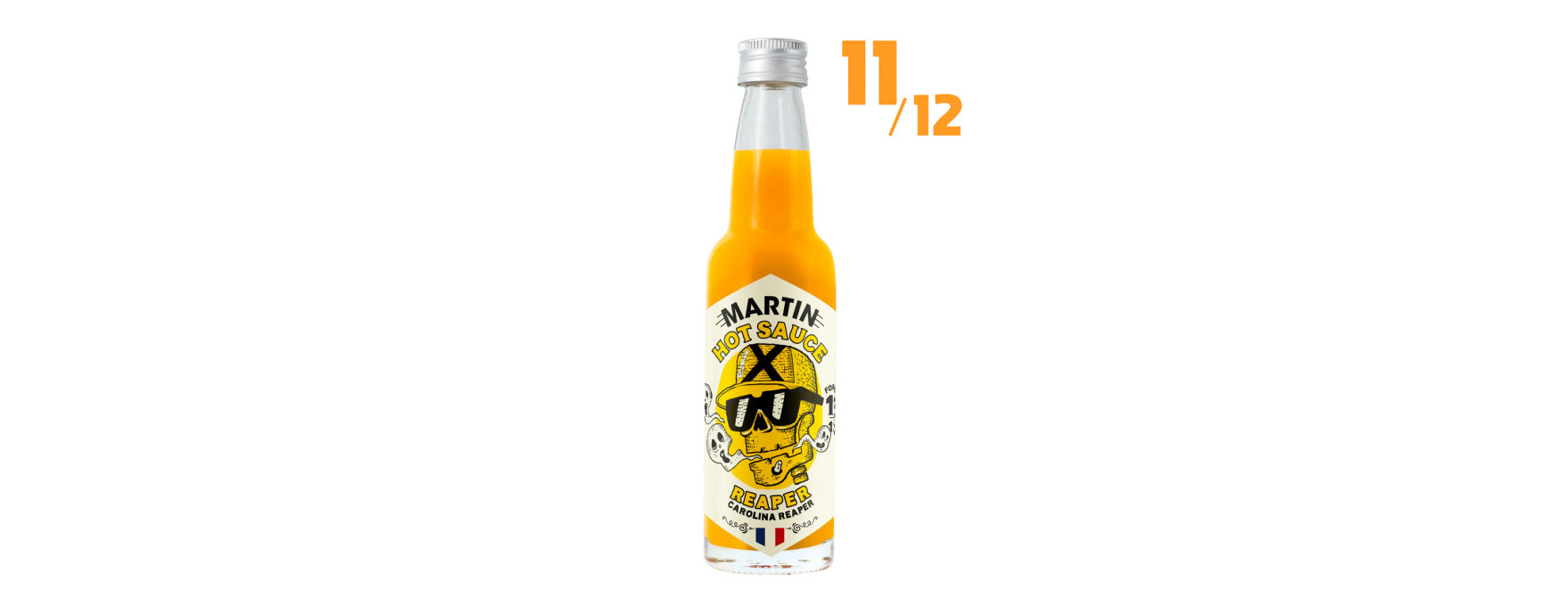 Sauce piment Carolina Reaper 11/12 100ml - Maison