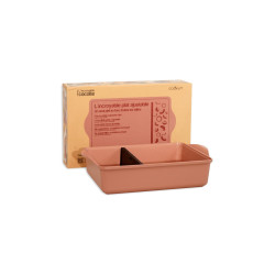 Plat à four 42 cm sans PFAS guimauve - Cookut