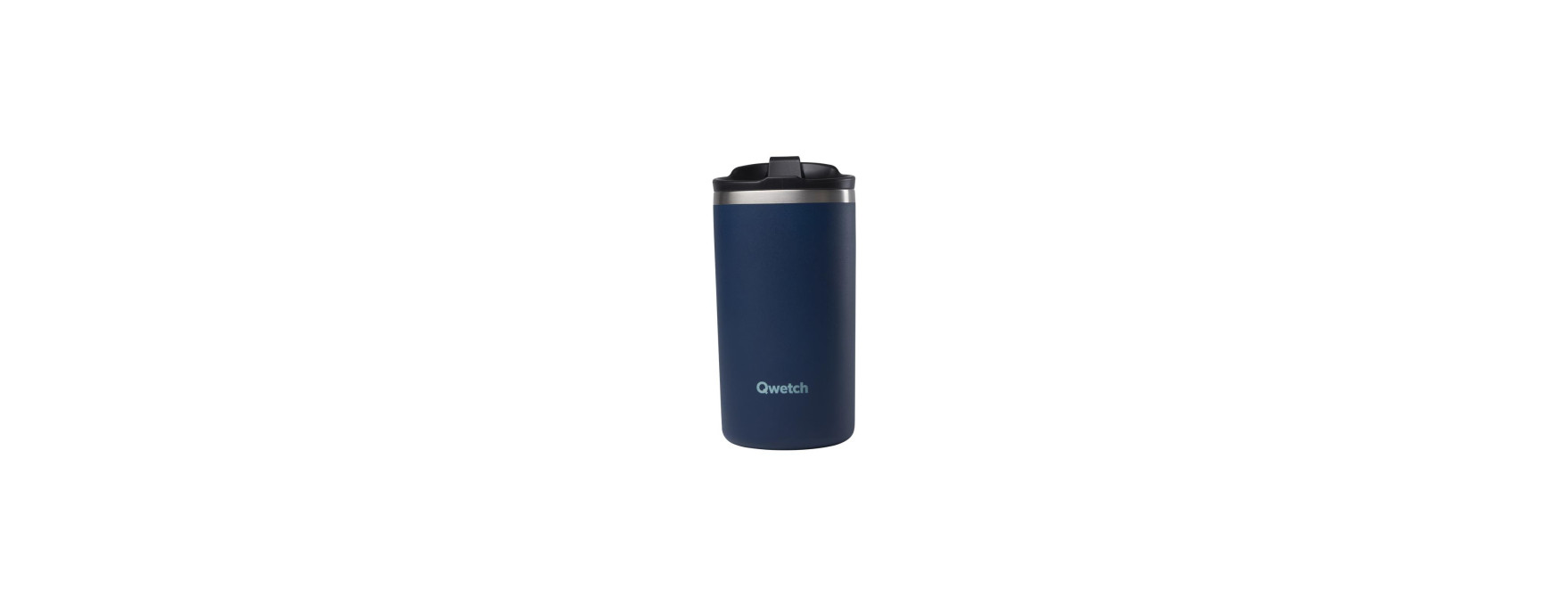 Travel mug isotherme bleu nuit 350 ml - Qwetch