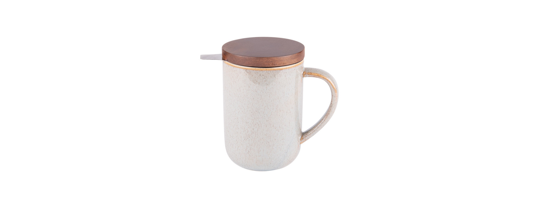 Tisanière en grès grise 470 ml Kaito - Table passion