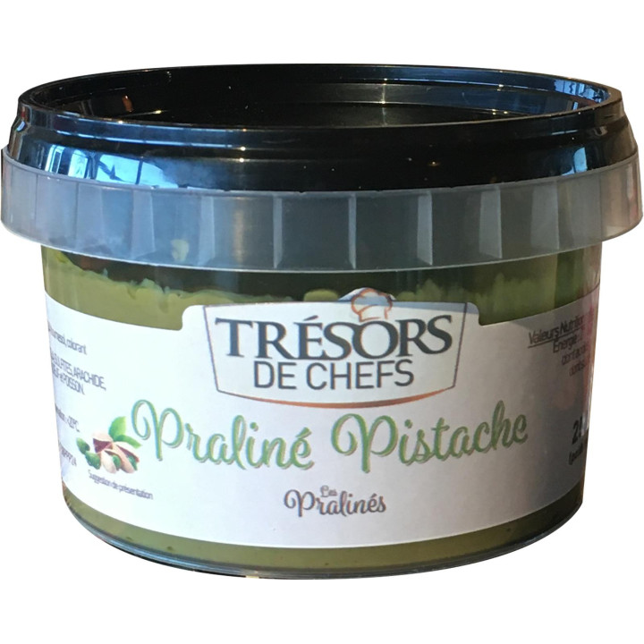 Praliné pistache 250 gr - Trésors de Chefs Praliné pistache 250 gr - Trésors de Chefs