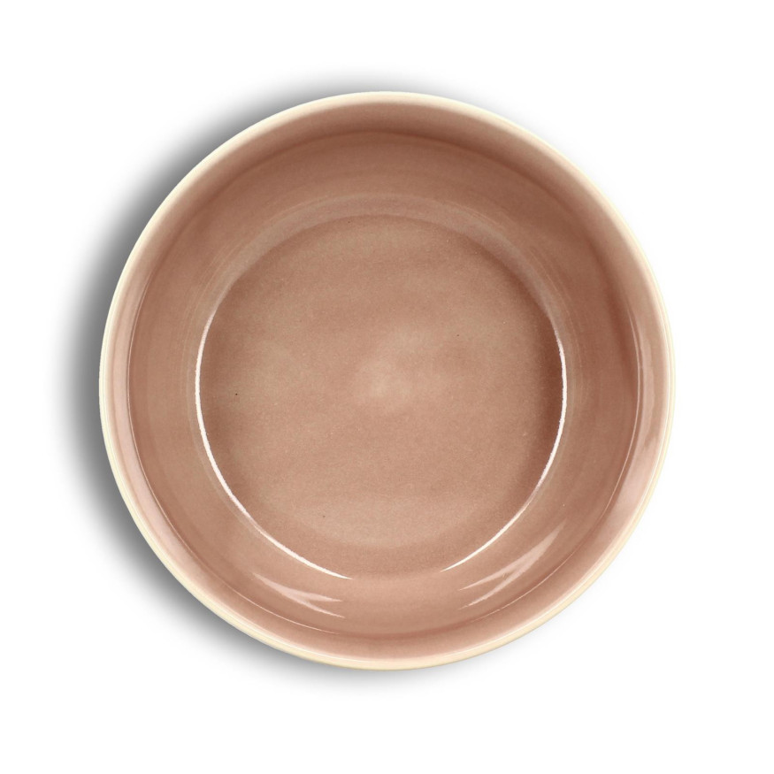 Bol Poke Bowl 18 cm en grès rose pâle - Ogo living Bol Poke Bowl 18 cm en grès rose pâle - Ogo living