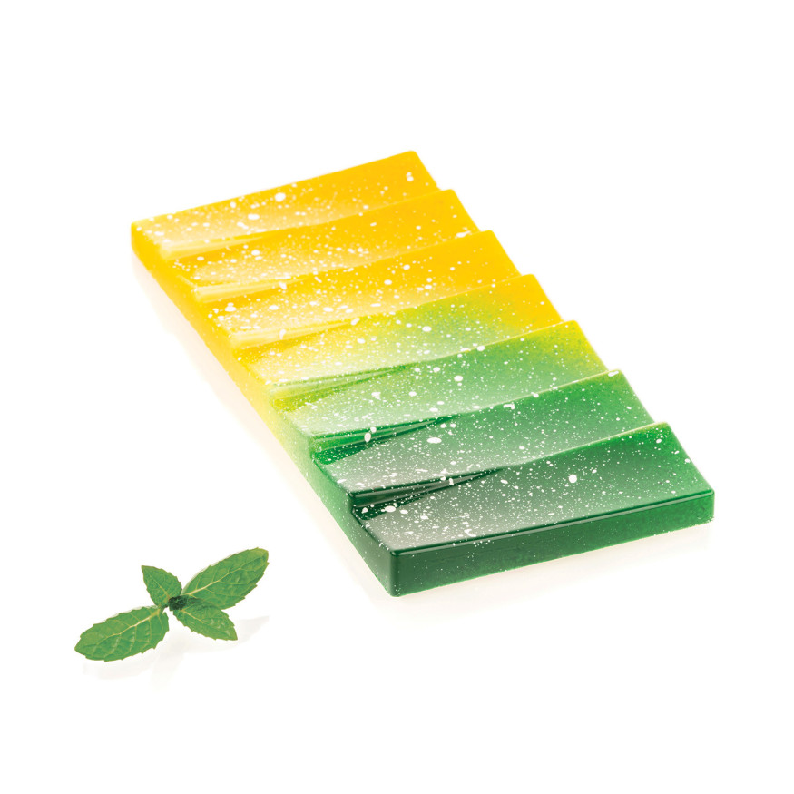 Moule en tritan tablette de chocolat Onda T 15 x 7  cm - Sil