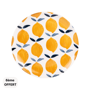 Assiette plate 27 cm Sicilia - Table passion Assiette plate 27 cm Sicilia - Table passion