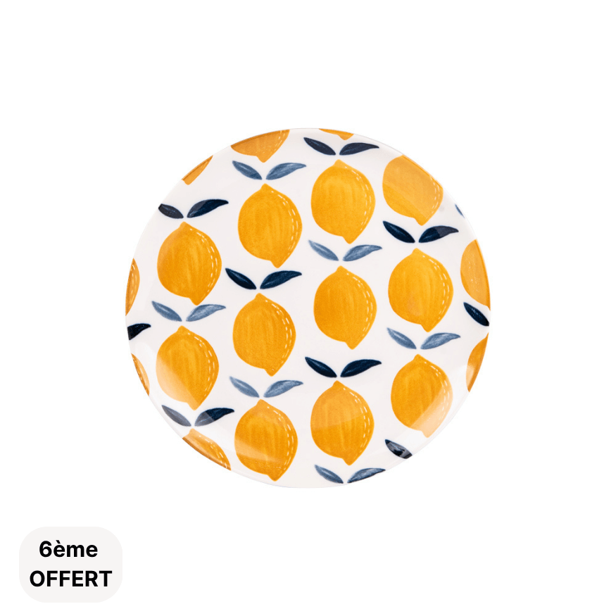 Assiette  dessert 21 cm Sicilia - Table passion