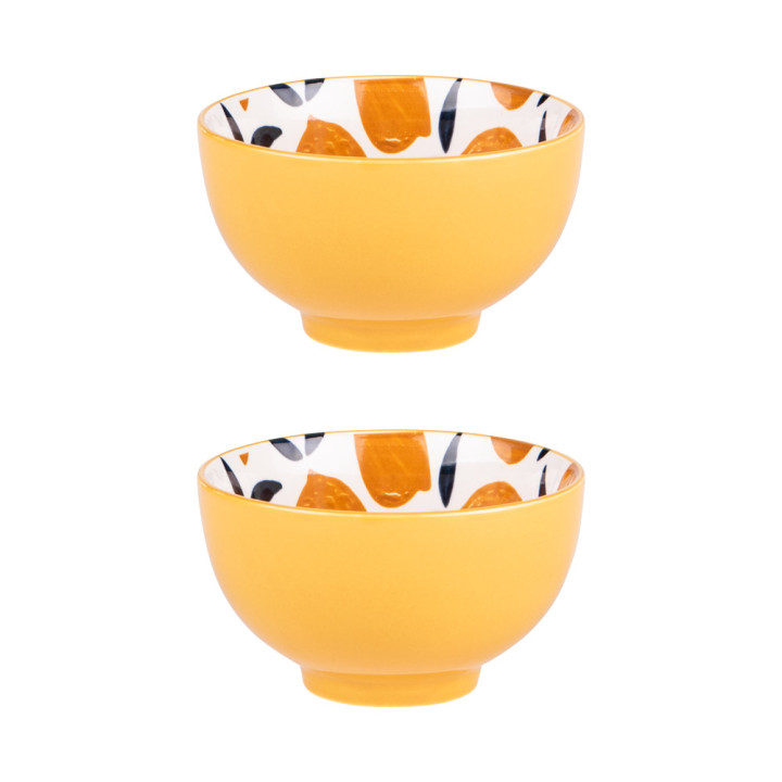 Coffret 2 bols 13  cm Sicilia - Table passion