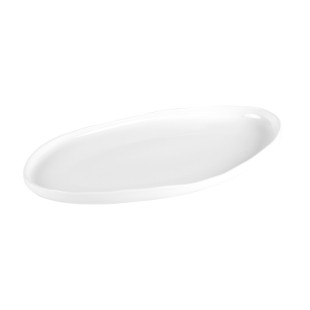 Plat porcelaine Organic 31 cm x 19 cm - Table passion