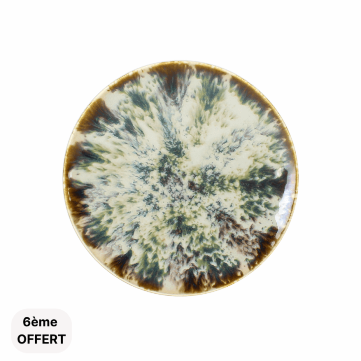 Assiette  dessert 20 cm  Maka - Novastyl Assiette  dessert 20 cm  Maka - Novastyl