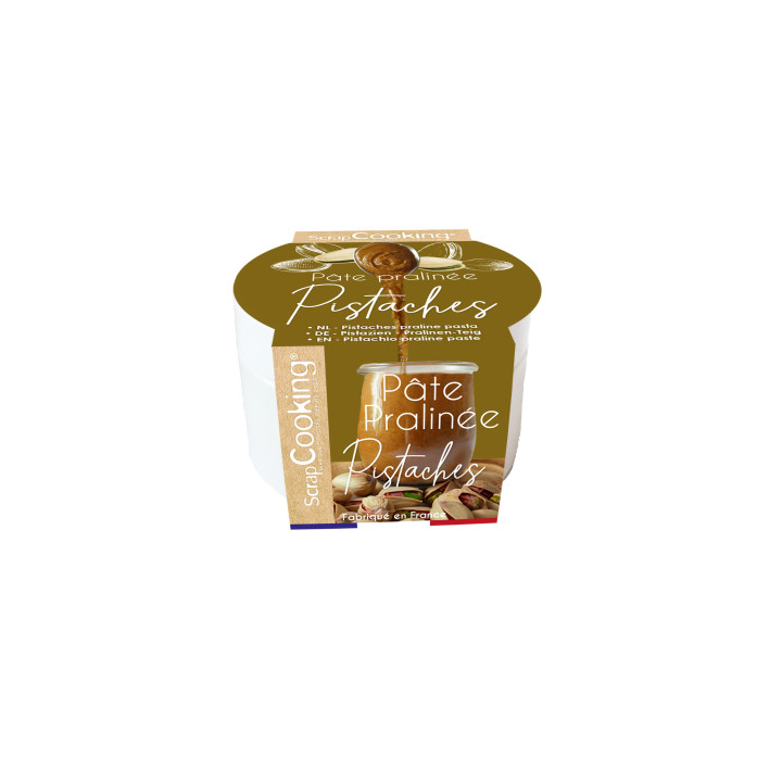 Pâte de pralin pistaches 200g - Scrapcooking Pâte de pralin pistaches 200g - Scrapcooking