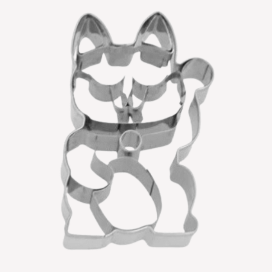 Emporte-pièce en inox chat porte-bonheur 6 .5 cm - Birkmann Emporte-pièce en inox chat porte-bonheur 6 .5 cm - Birkmann