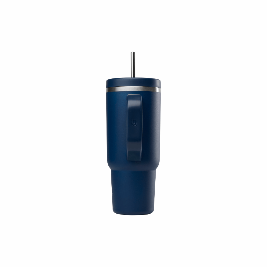Travel Cup isotherme Qwetch 900ml Bleu nuit | Mug inox grande capacité