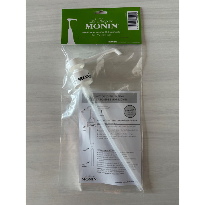 Pompe doseuse pour sirop 25 cl Monin | Dosage facile Alice Délice