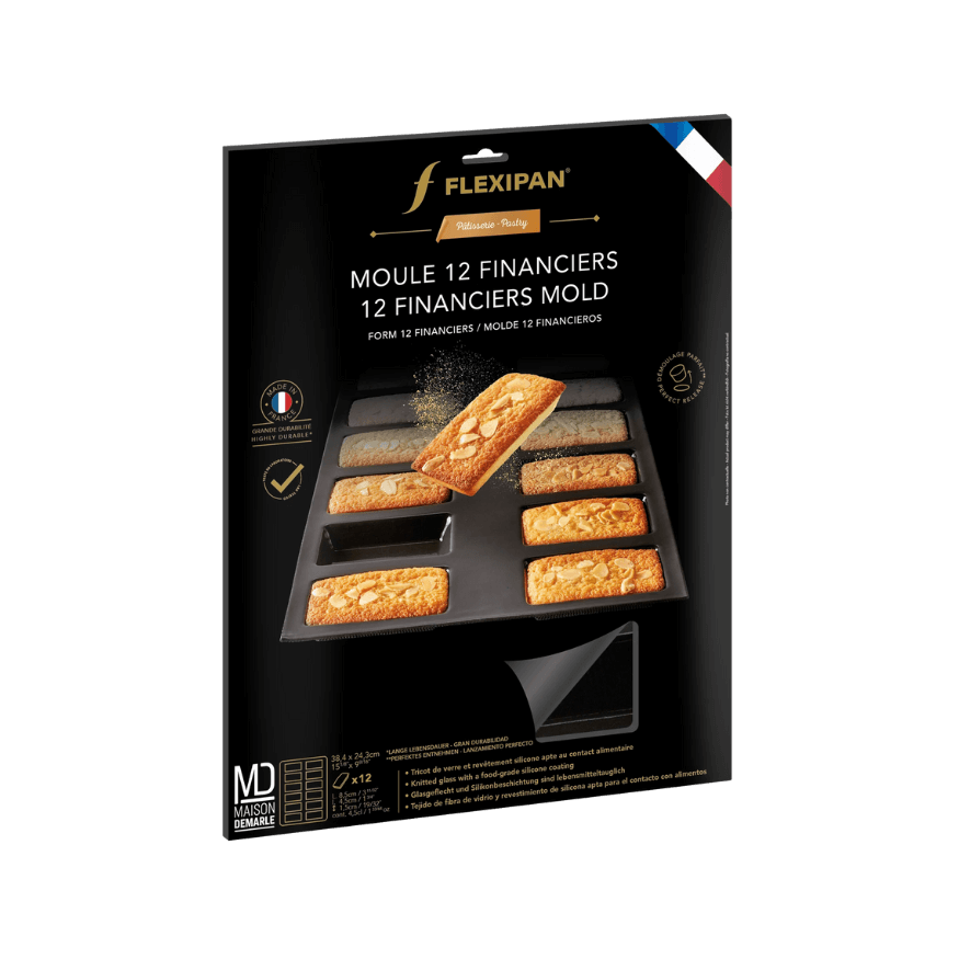 Moule 12 Financiers – Flexipan | Alice Délice