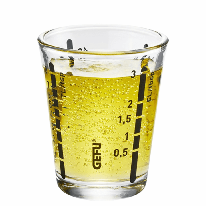 Verre mesureur Messi 40 ml Gefu - Dosage précis Alice Délice
