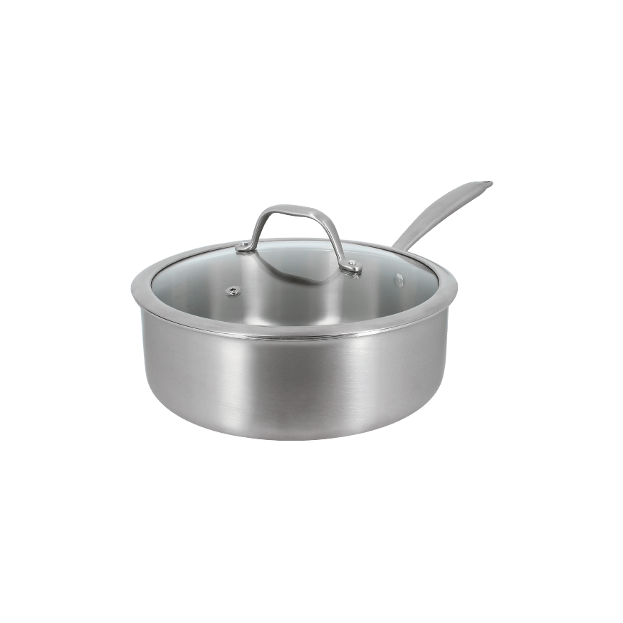 Sauteuse inox Triply 24 cm – Menastyl | Alice Délice Sauteuse inox Triply 24 cm – Menastyl | Alice Délice