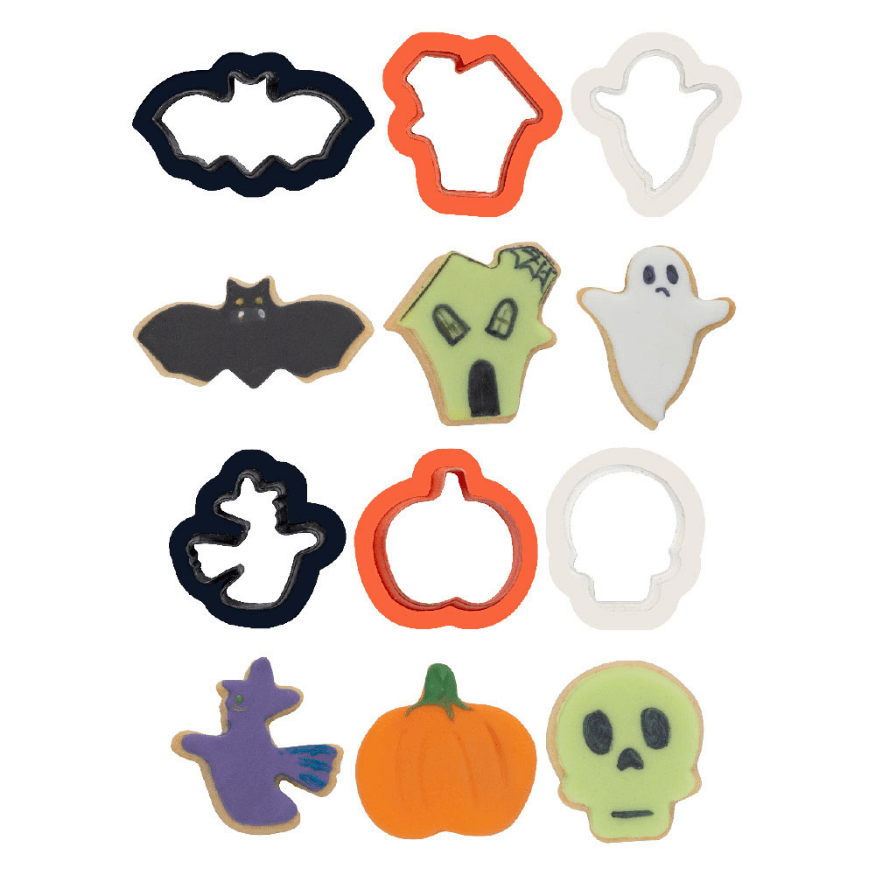 Set 6 Mini emporte pièces Halloween - Decora