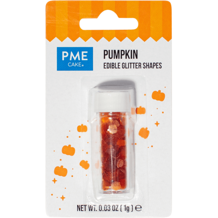Tube glitter citrouille 1g - Pme cake