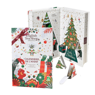 Calendrier de l'Avent Sapin de Noël 25 sachets pyramides - English Tea Shop
