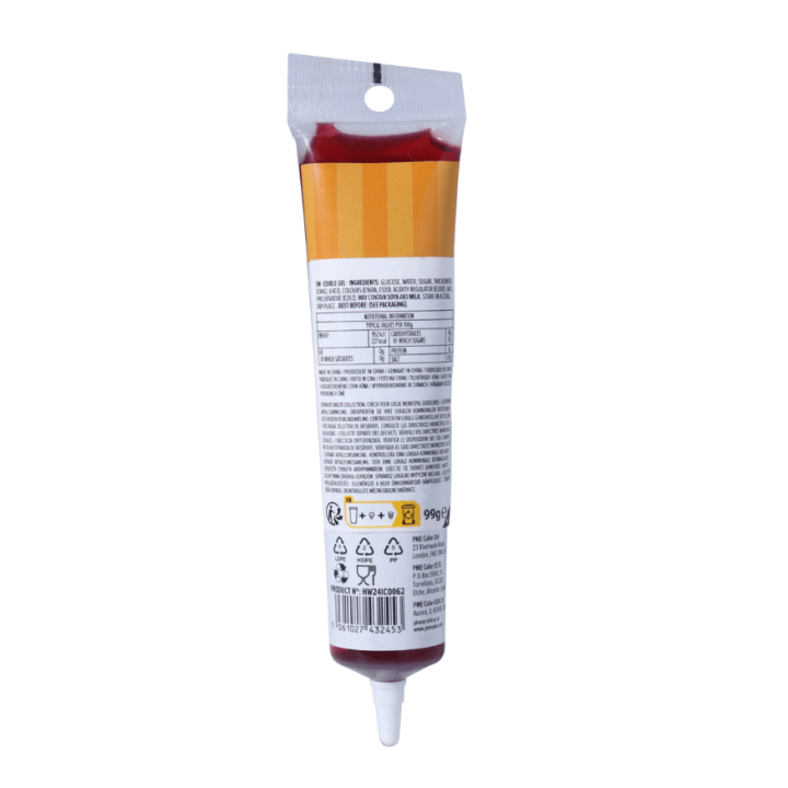 Tube de faux sang alimentaire 99g - Pme cake