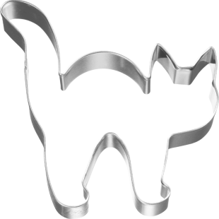 Emporte pièce en inox Halloween Chat 8 cm - Birkmann Emporte pièce en inox Halloween Chat 8 cm - Birkmann