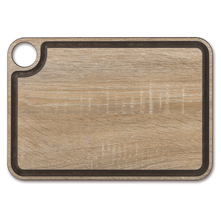 Planche à découper rigole décors bois 33x23  cm - Arcos Planche à découper rigole décors bois 33x23  cm - Arcos