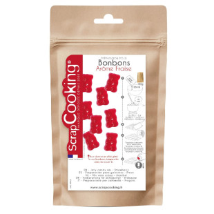 Préparation bonbons fraise 100 g ScrapCooking | Alice Délice