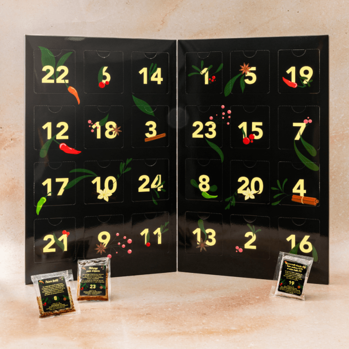 Calendrier de l’Avent 24 sachets d’épices – Un jour, une épice