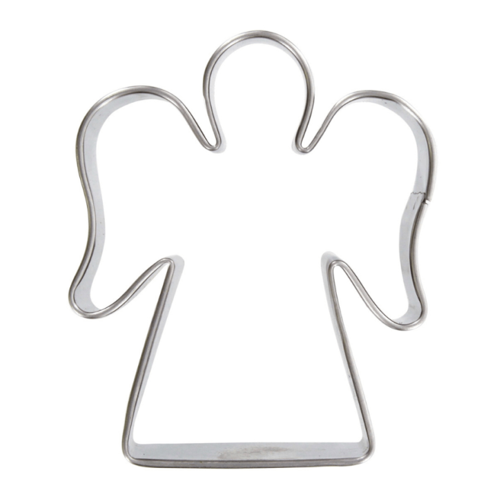 Emporte-pièce en inox Noël : ange - Alice Délice