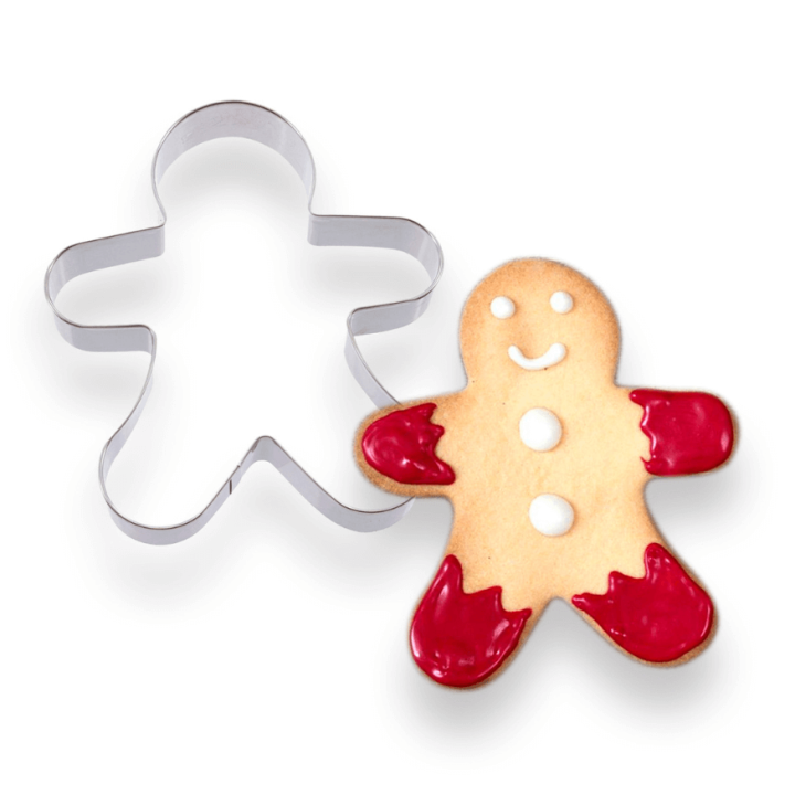 Emporte-pièce en inox grand gingerman 12.5 cm - Alice Délice