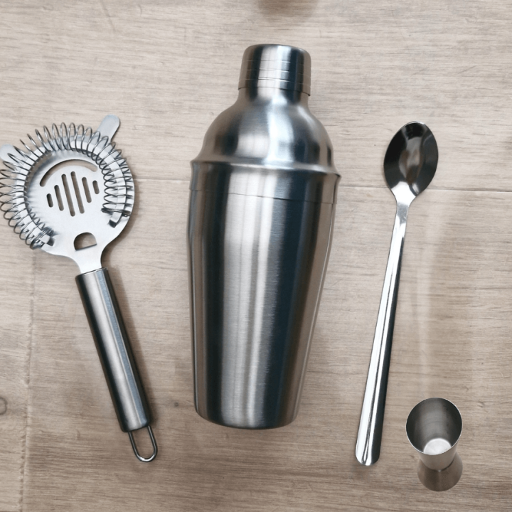 Kit pour cocktails inox – Coffret Alice Délice