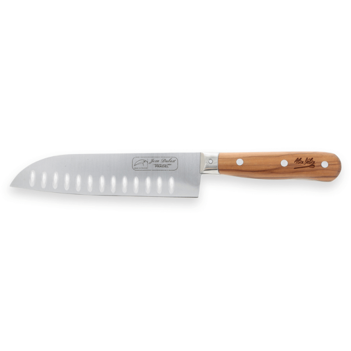 Couteau Santoku 16 cm bois d’olivier | Alice Délice