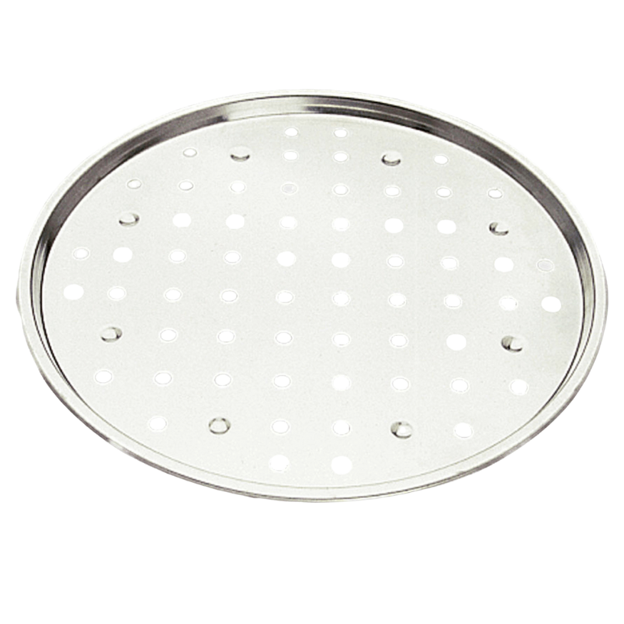 Plaque à pizza perforée 30 cm — Fer blanc | Alice Délice