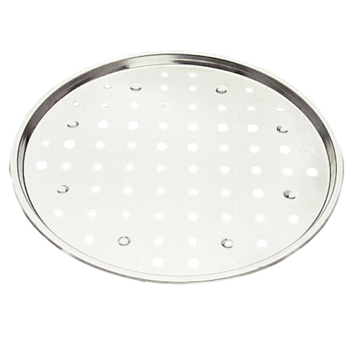 Plaque à pizza perforée 30 cm — Fer blanc | Alice Délice