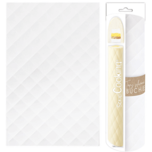 Tapis 3D silicone bûche Noël motif matelassé – ScrapCooking