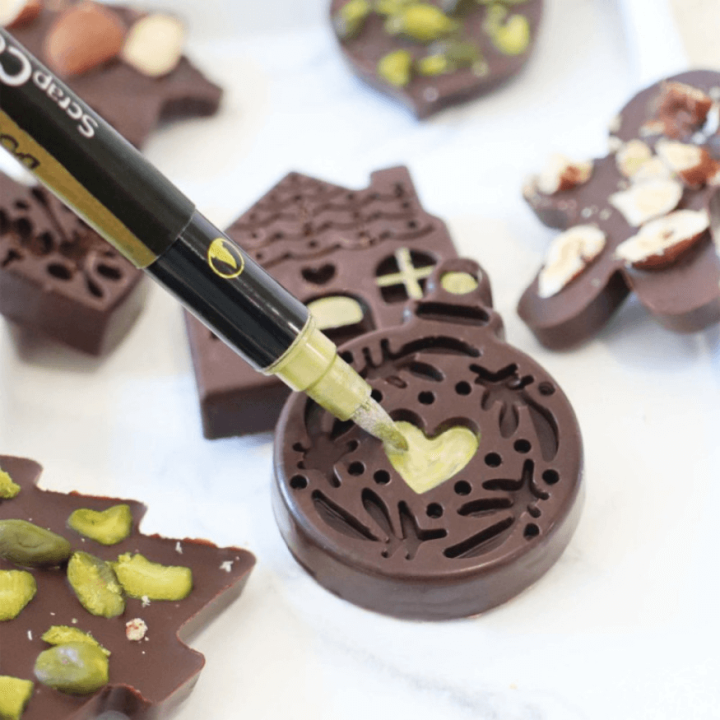 Feutre alimentaire double pointe doré – ScrapCooking