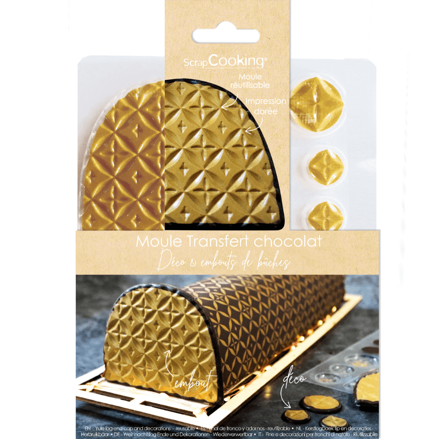 Moule embout bûche Couture x2 – ScrapCooking