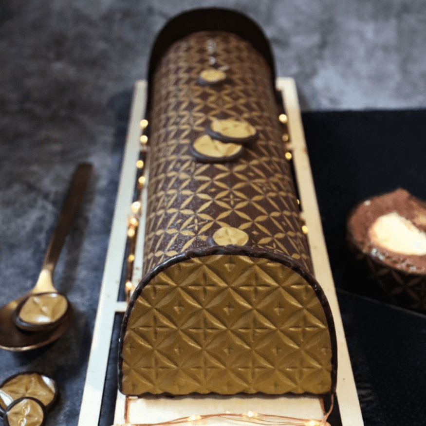 Moule embout bûche Couture x2 – ScrapCooking