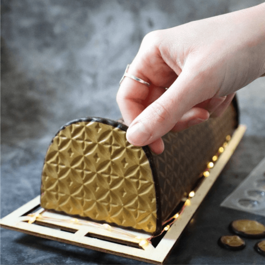 Moule embout bûche Couture x2 – ScrapCooking